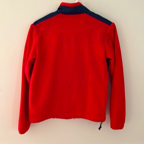 NFL REEBOK Patriots Red Fleece Full Zip Jacket Size S - Picture 6 of 9